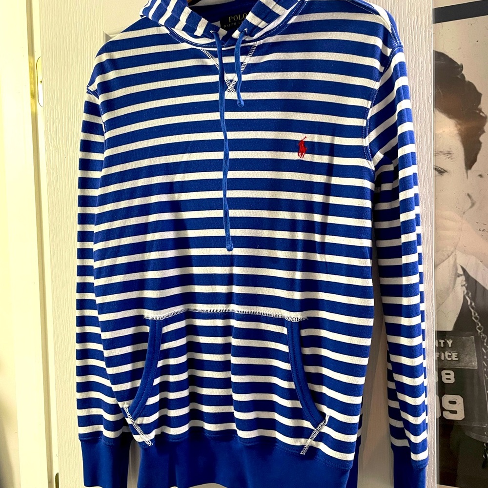 Pole Ralph Lauren striped hoodie size L